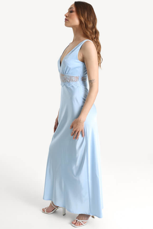 Image sur Satin Maxikleid