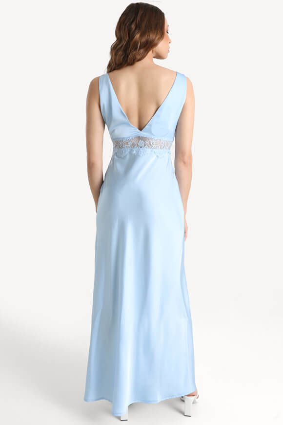 Image sur Satin Maxikleid