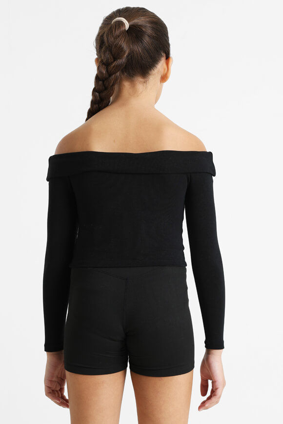 Bild von Off Shoulder Crop Langarmshirt