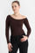 Image de Shirt court manches longues one shoulder