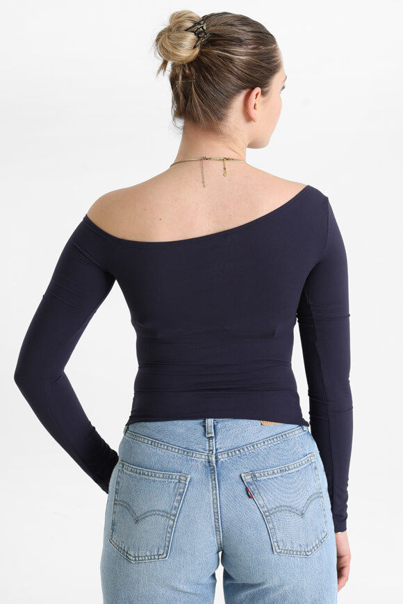 Bild von One Shoulder Crop Langarmshirt