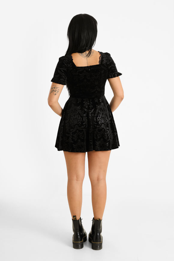 Image sur Samt Minikleid