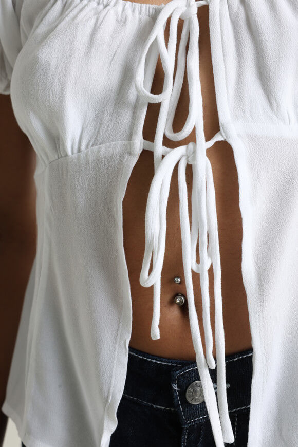 Bild von Off Shoulder Crop Bluse