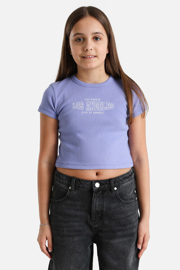 Bild von Geripptes Crop T-Shirt