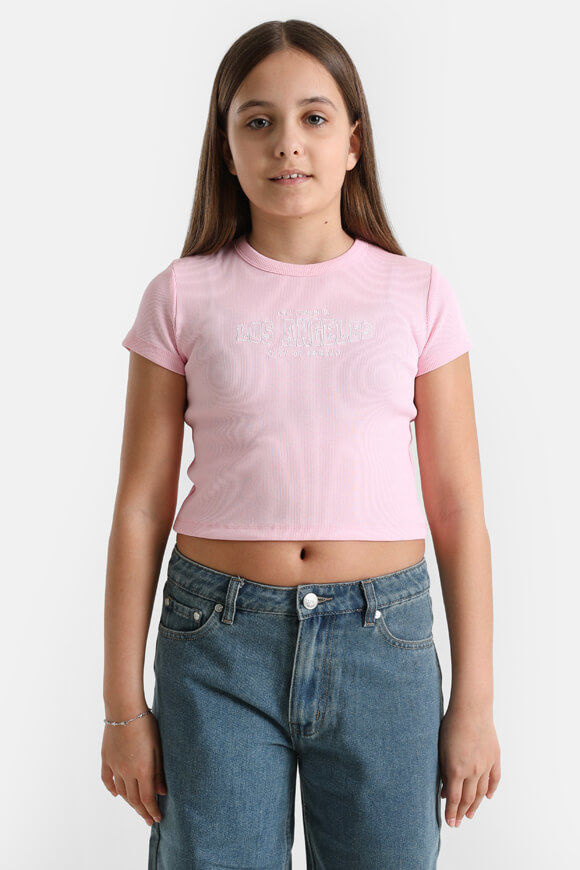 Bild von Geripptes Crop T-Shirt