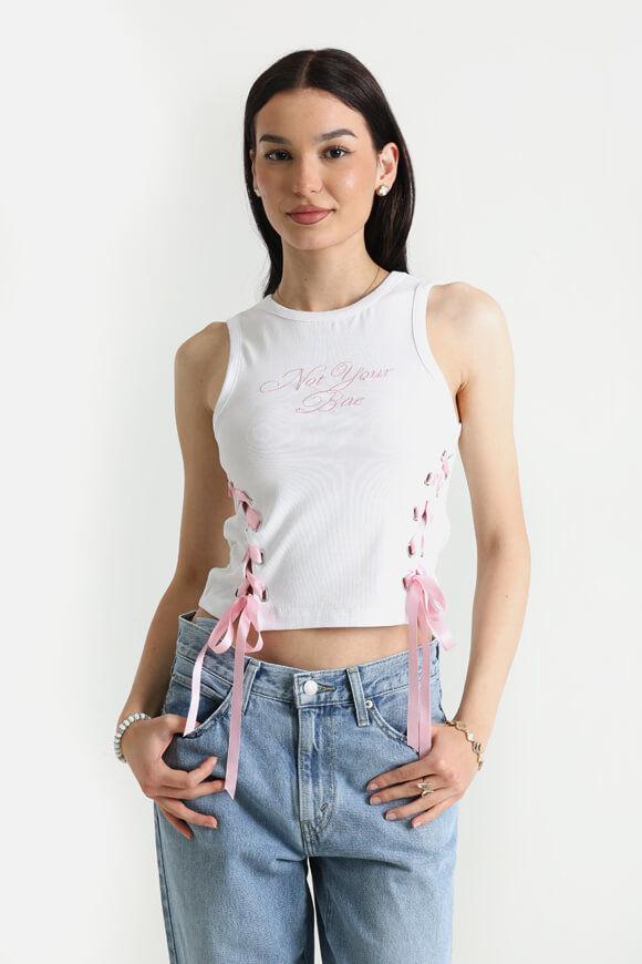 Bild von Geripptes Crop Tanktop