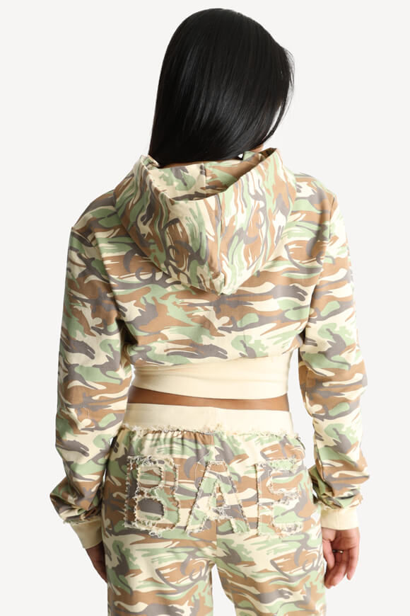 Bild von Crop Kapuzensweatjacke