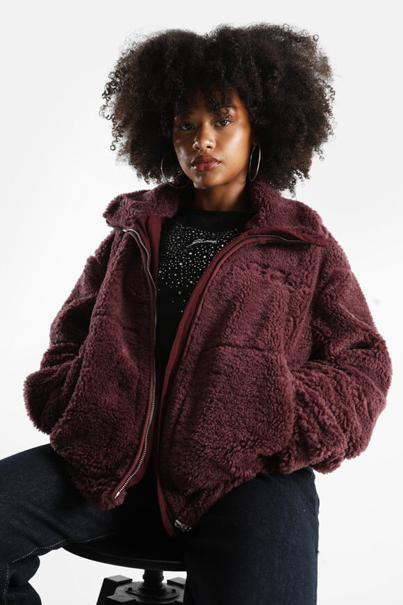 Bild von Oversize Teddy Jacke