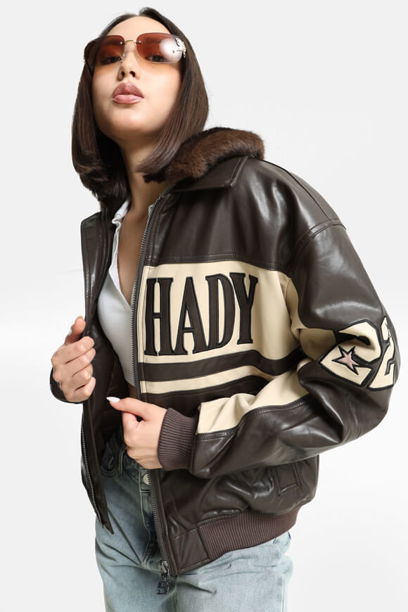 Bild von Bomber Kunstlederjacke
