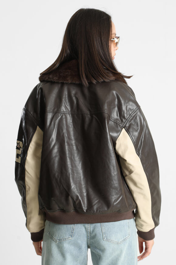 Bild von Bomber Kunstlederjacke