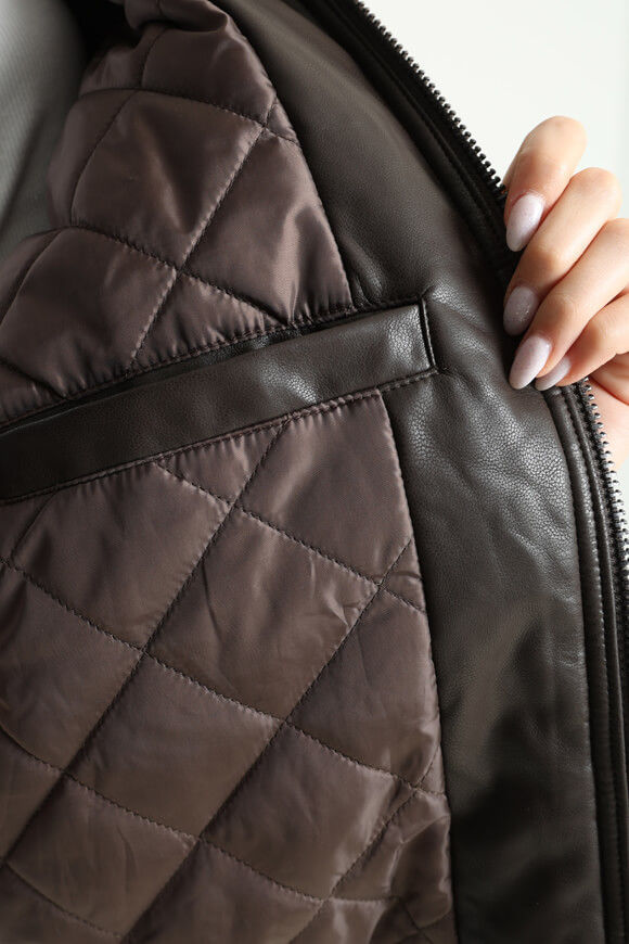 Bild von Bomber Kunstlederjacke
