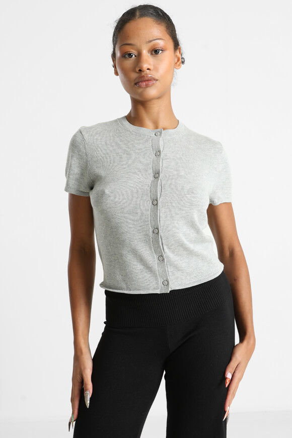 Bild von Feinstrick Crop T-Shirt
