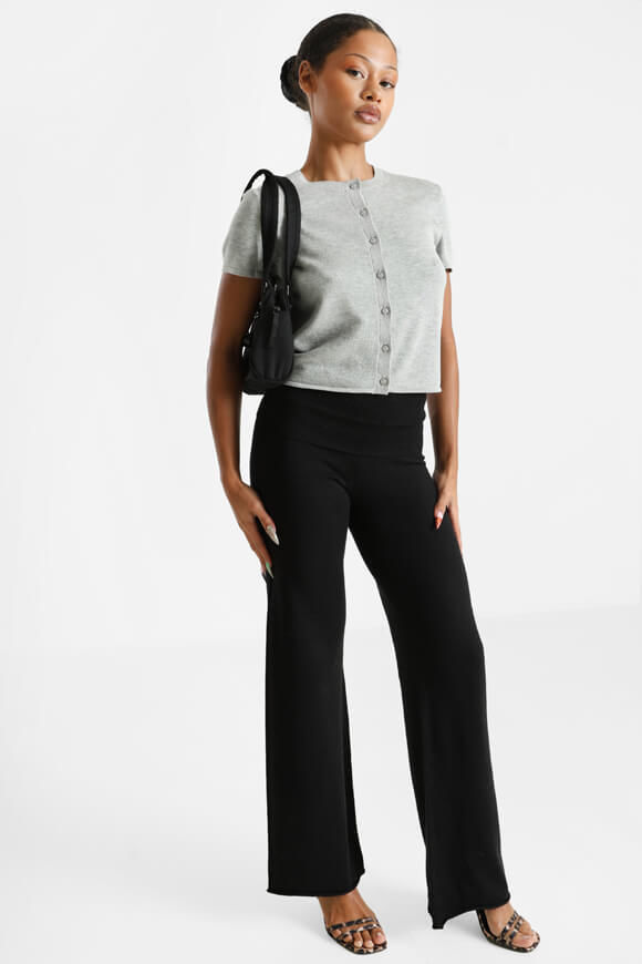 Bild von Feinstrick Crop T-Shirt