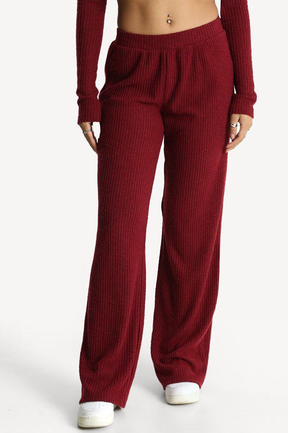 Image sur Pantalon en tricot côtelé