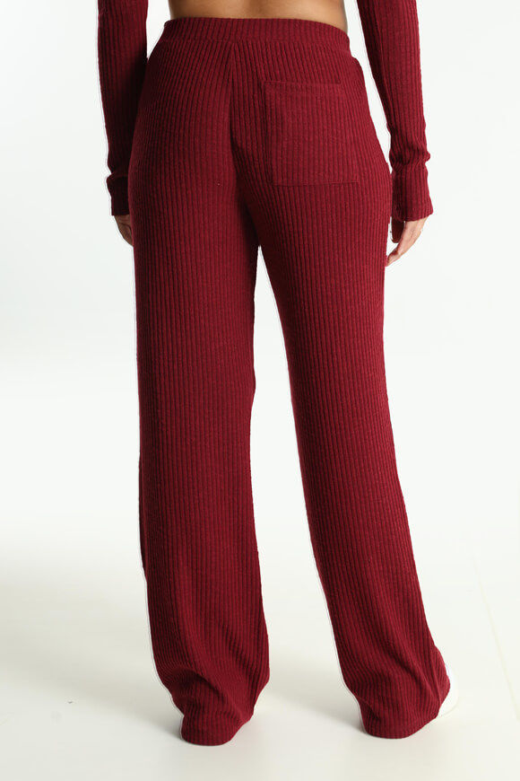 Image sur Pantalon en tricot côtelé