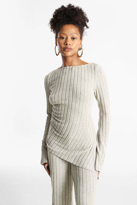 Image sur Gerippter Strickpullover