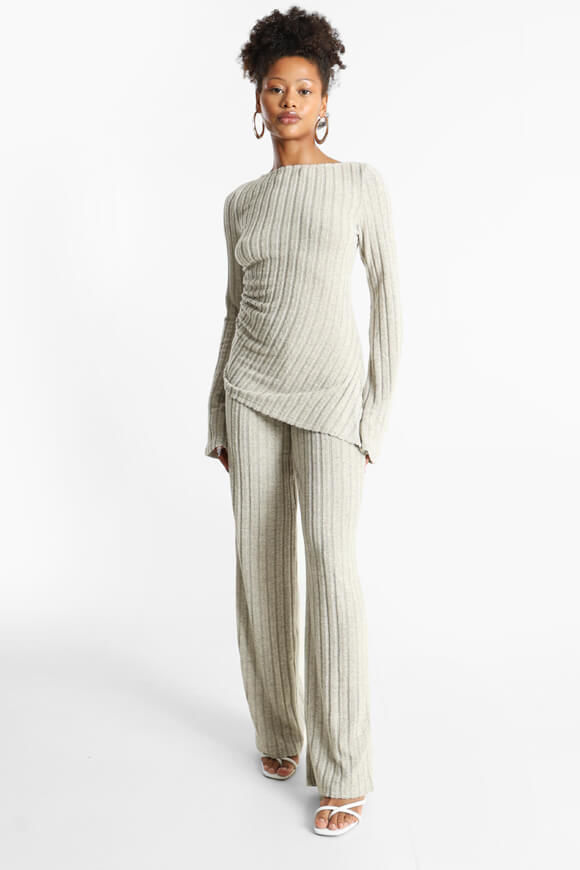 Image sur Gerippter Strickpullover