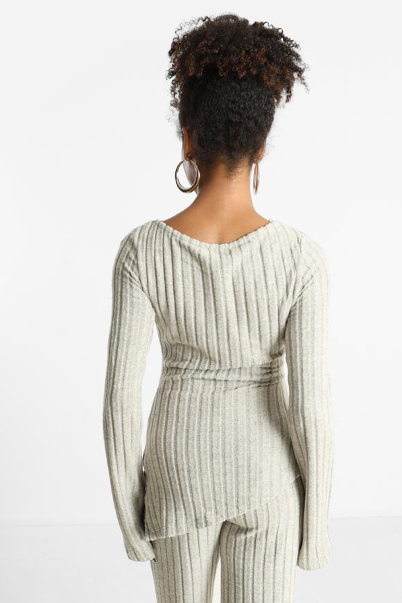 Image sur Gerippter Strickpullover