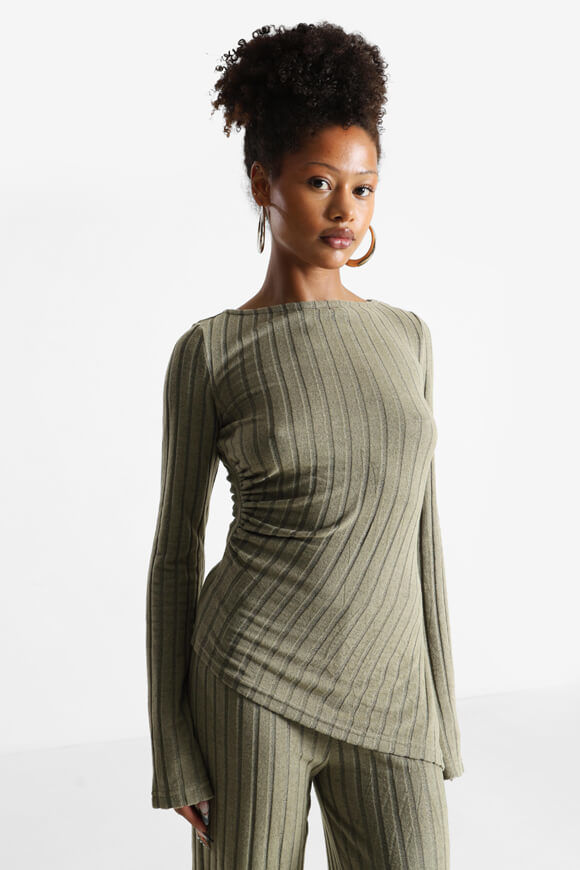 Image sur Gerippter Strickpullover