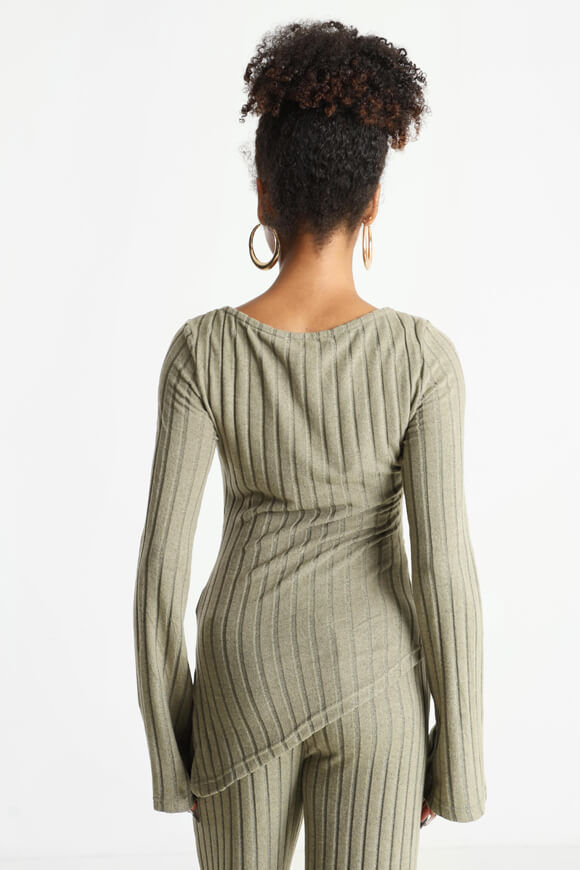 Image sur Gerippter Strickpullover
