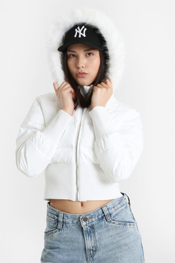 Bild von Crop Pufferjacke