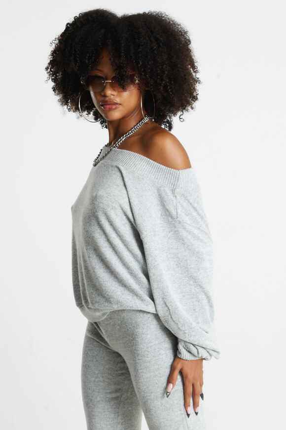 Bild von Off Shoulder Strickpullover
