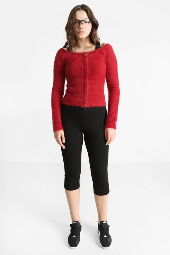 Bild von Off Shoulder Hairy Strickpullover