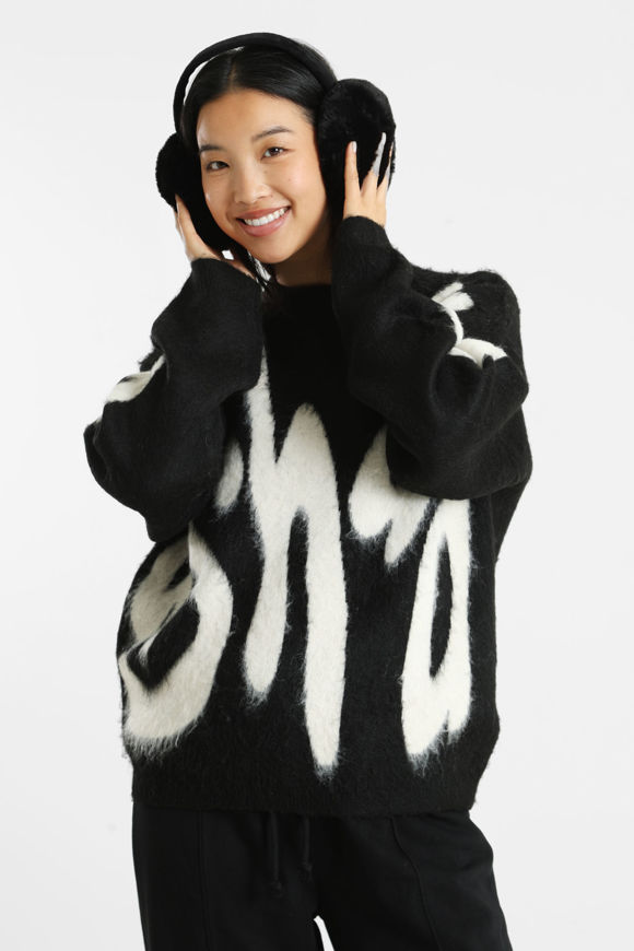 Bild von Oversize Grobstrickpullover