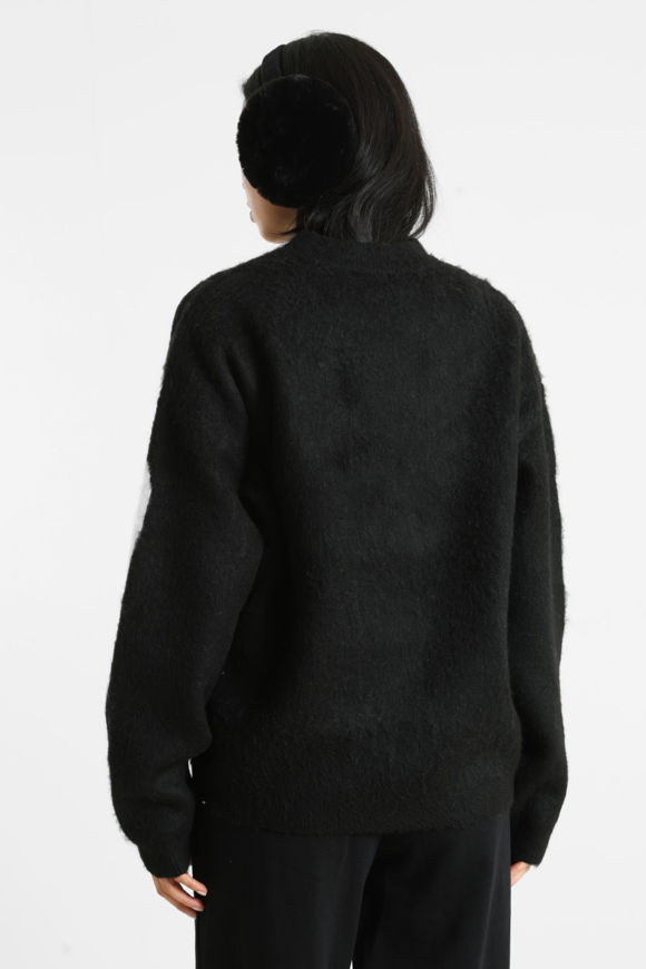Bild von Oversize Grobstrickpullover