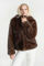 Bild von Kurzer Faux Fur Mantel