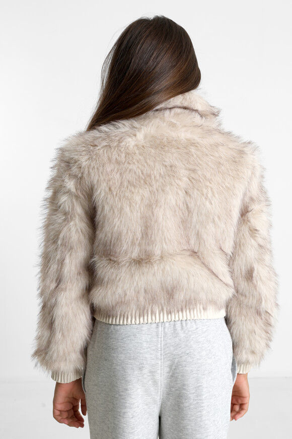 Image sur Crop Kunstpelzjacke