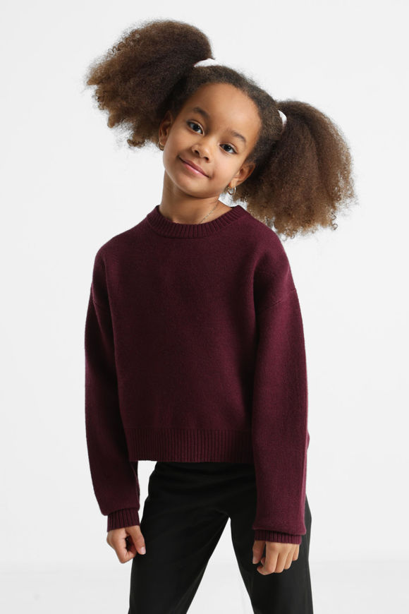 Bild von Crop Strickpullover