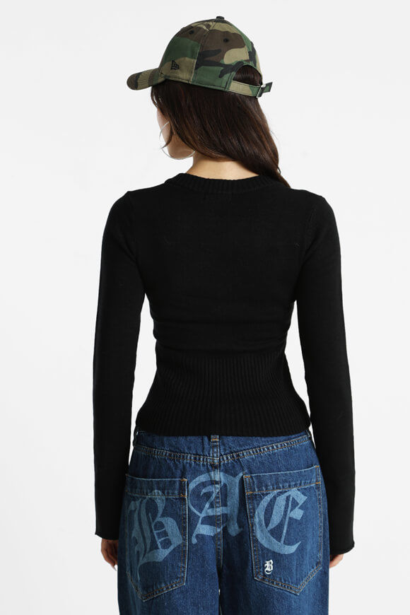 Image sur Gerippter Strickpullover