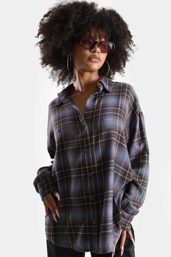 Image sur Oversize Karohemd
