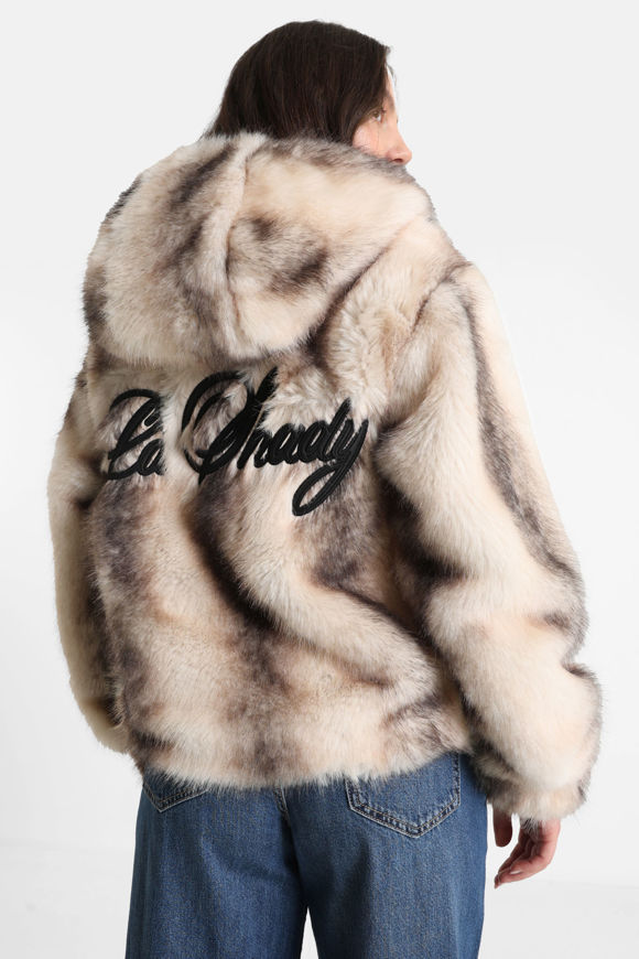 Bild von Oversize Kunstpelzjacke