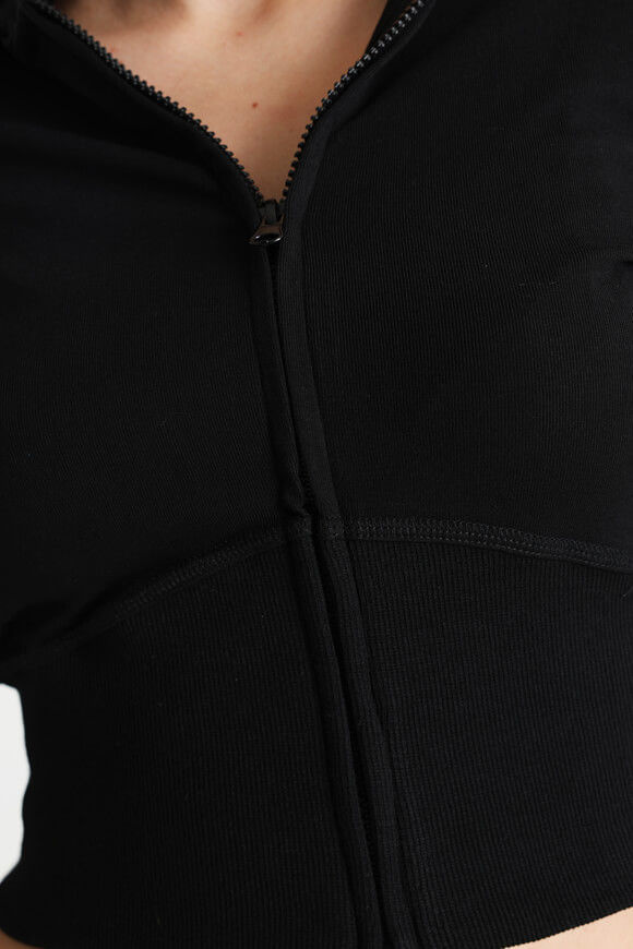 Bild von Crop Kapuzensweatjacke