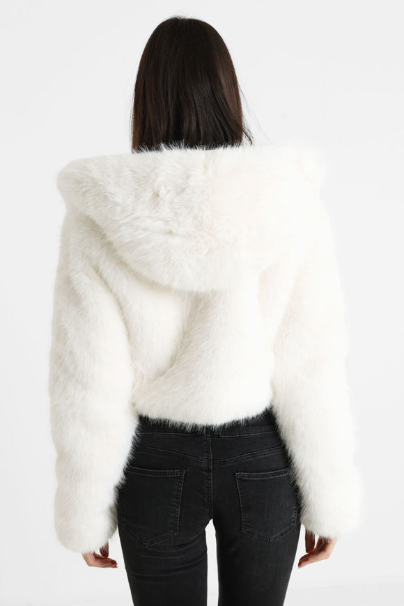 Bild von Kurze Kunstpelzjacke