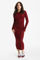 Image de Geripptes Strickmaxikleid