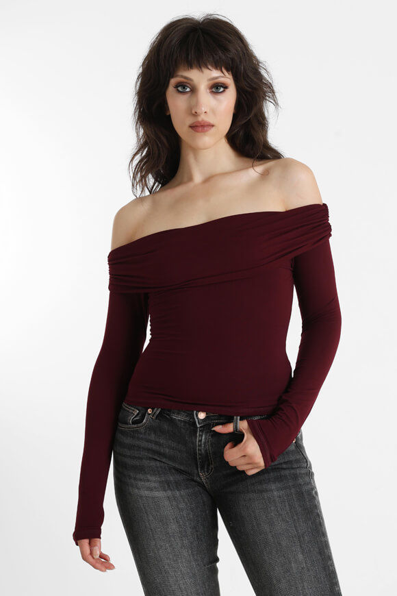 Bild von Off Shoulder Langarmshirt