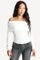 Bild von Off Shoulder Langarmshirt