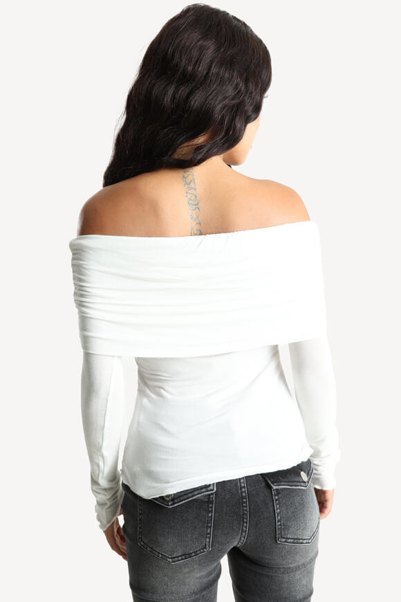 Bild von Off Shoulder Langarmshirt