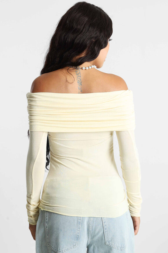 Bild von Off Shoulder Langarmshirt