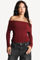 Bild von Off Shoulder Langarmshirt