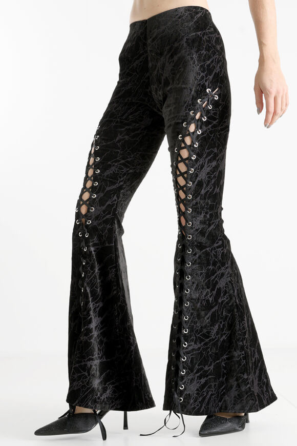 Bild von Samt Flare Leggings