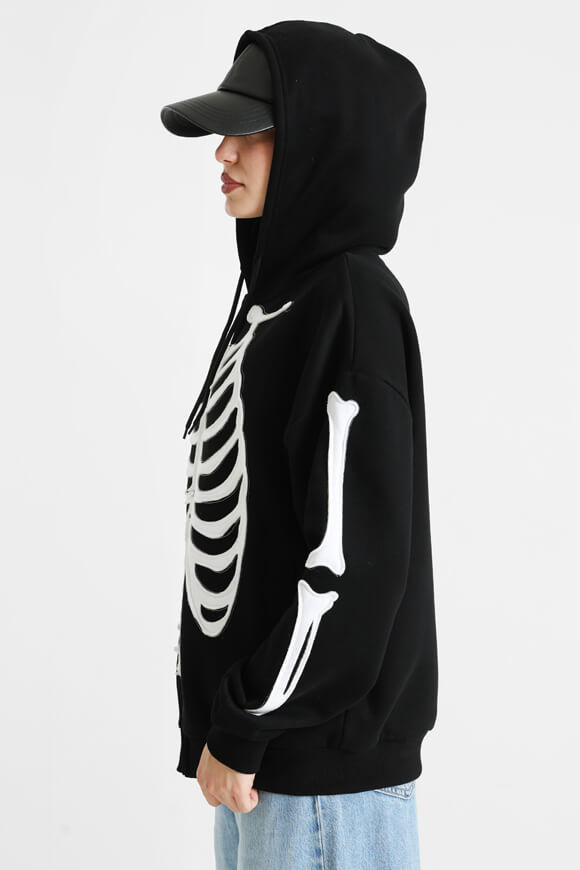 Bild von Oversize Kapuzensweatjacke