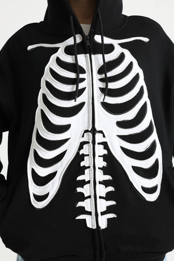 Bild von Oversize Kapuzensweatjacke