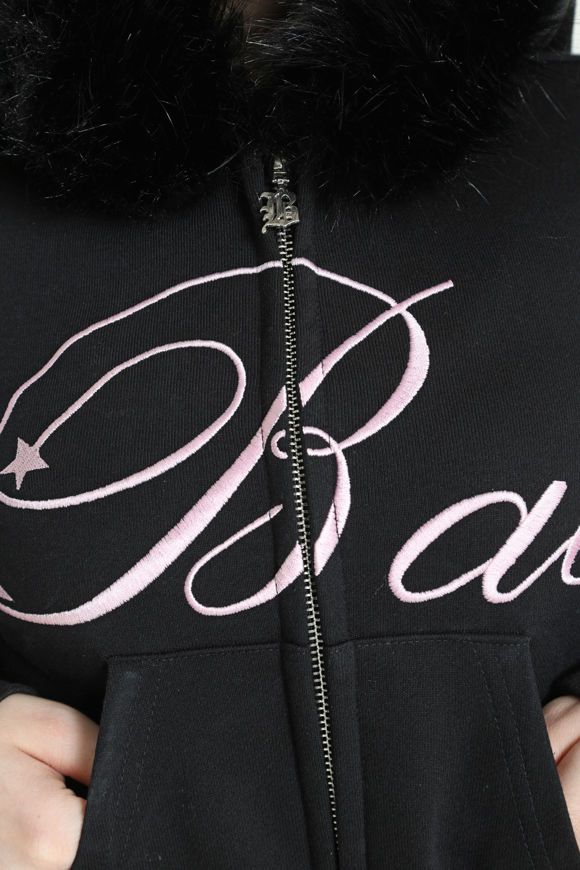 Bild von Crop Kapuzensweatjacke