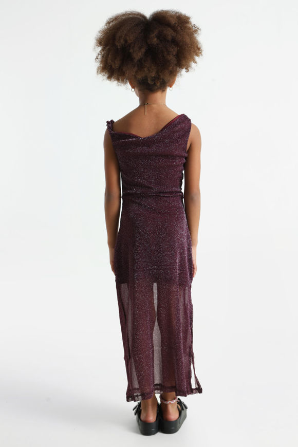 Image sur One Shoulder Glitzer Maxikleid