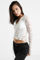 Image de Crop Spitzen Langarmshirt