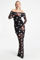 Bild von Off Shoulder Mesh Maxikleid